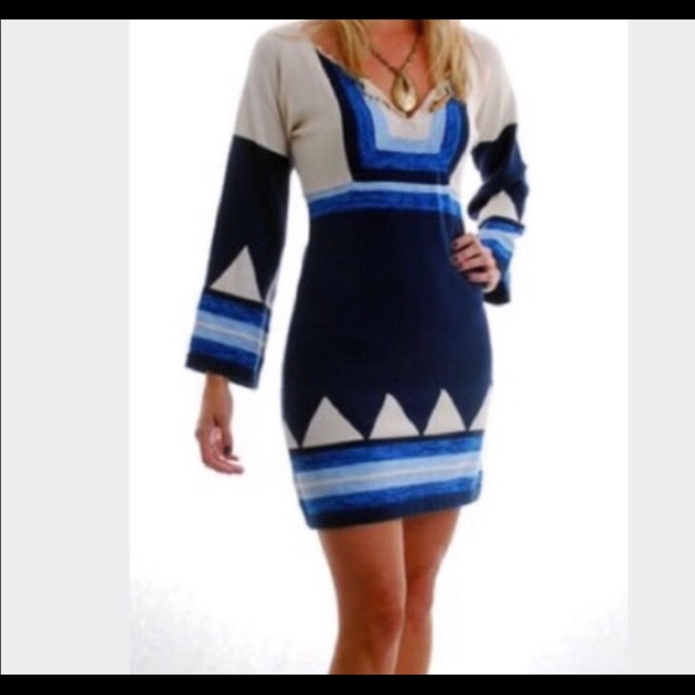 What comes around goes around knit mini dress. Sm